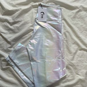 White Unicorn Luxe Leggings